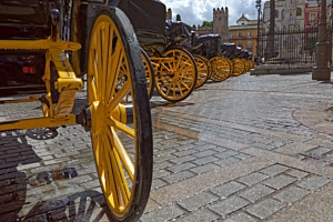 Pferdekutschen in Sevilla
