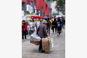 Walking behind - Chingqing/CN