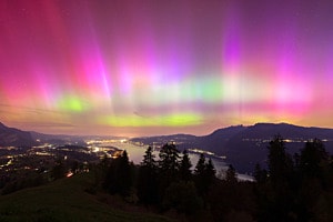 Nordlicht-Spektakel Thunersee