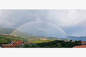 Regenbogen Liebesnachricht