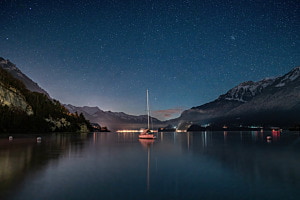 Sternennacht am Brienzersee