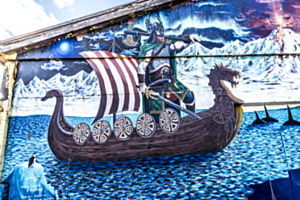 Wandgemälde Helisandur 