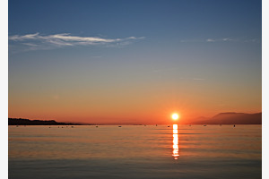 Sonnenuntergang am See