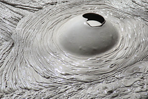 "Blubb" in einer Schlamm-Fumarole "Blubb" in einer Schlamm-Fumarole