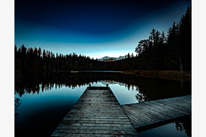  Am Cresta See mit Steg