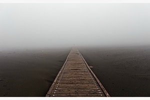Dichter Nebel beim Vulkan Aso Dichter Nebel beim Vulkan Aso