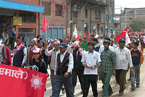 Aufruhr in Nepal