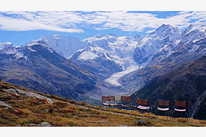 Blick zum Gletscher