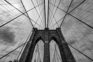 Brooklyn Bridge grafisch