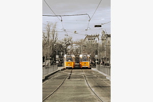 Die gelben Trams von Budapest Die gelben Trams von Budapest