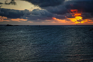 Sonnenuntergang in St. Malo (Bretagne/F)