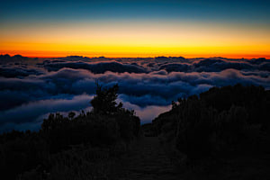 Morgens, sehr früh, auf dem Pico Ruivo (Madeira)