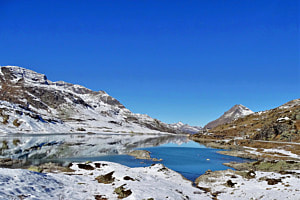 Lago Bianco am Berninapass