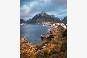 Herbstmorgen in Reine Herbstmorgen in Reine