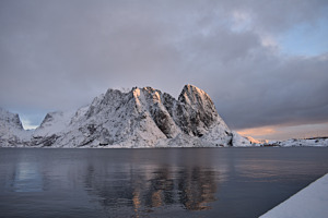 Berg auf denn Lofoten 