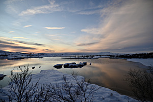 Silvester in Þingvellir, Island, 11:40 am