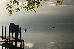 Fischen am Brienzersee