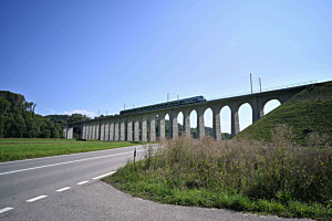 Das Bahnviadukt in der Pampa, Saanenviadukt Teil 1