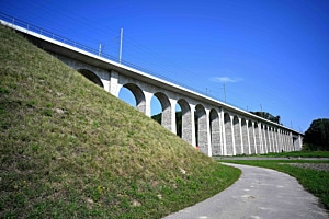Das Bahnviadukt in der Pampa, Saanenviadukt Teil 3