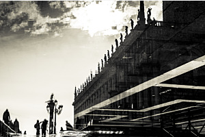 Venedig_Spiegelung bei Gegenlicht