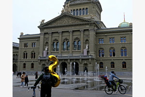 Gold am Bundesplatz / Streetphotography-Walk