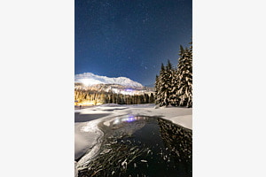 Sternenhimmel über dem Heidsee Sternenhimmel über dem Heidsee