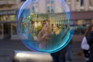 The ghost in a bubble (in Ghent, Belgium) The ghost in a bubble (in Ghent, Belgium)
