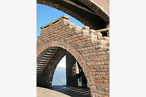 Kirche auf dem Monte Tamaro von Mario Botta