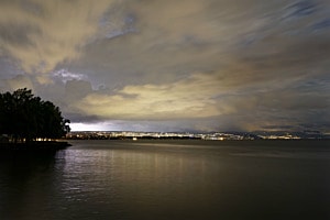 Gewitter über Lausanne
