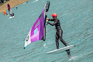 Wing Foiling auf dem Silvaplanersee