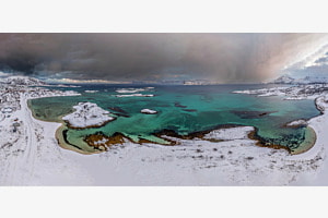 Die Insel Sommarøy in Norwegen 