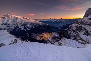 Leukerbad von oben 