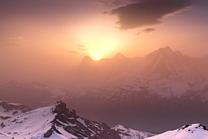 Saharastaub vs Sonnenaufgang 