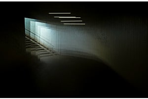 light (and stairs) at the end of the tunnel