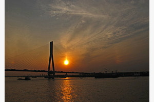Brücke über dem Jangtsekiang