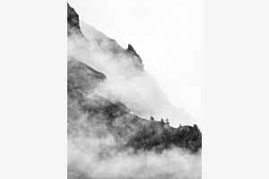 Im Nebel eingebettet.