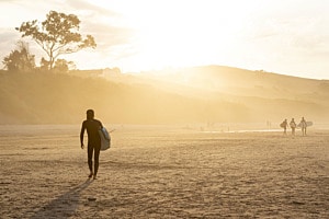 Surfer in Spanien Surfer in Spanien