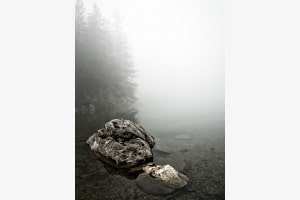 Gantrischsee im Nebel