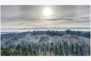 Frienisberg Richtung Berner-Alpen
