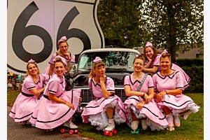 Pin-Up Girl Route 66 Aarburg-Mädchen