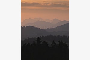 Die Schichten der Emmentaler Berge