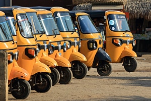 Tuk-Tuk-Reihe