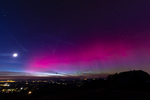 Nordlicht über der Schweiz