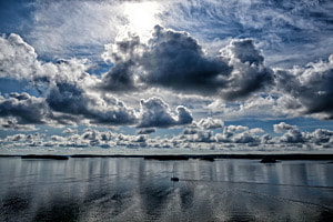Wolken über der Ostsee
