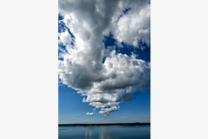 Wolken über der Ostsee