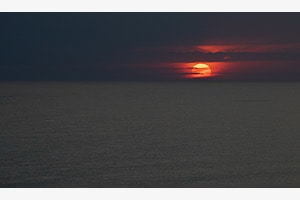 Sonnenuntergang am Meer Sizilien