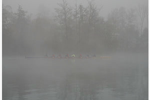 Sport im Nebel