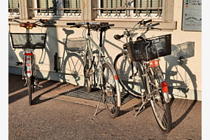 Parkierte Velos