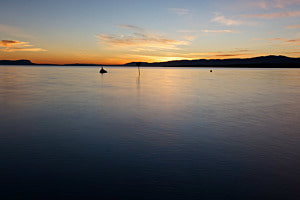 Genfersee im Abendlicht