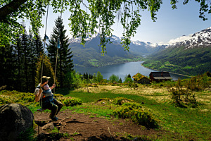 Schaukeln mit Aussicht